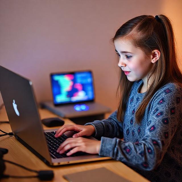girl coding